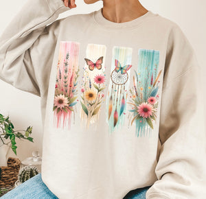 Butterfly and sunflowers (must also add a shirt)