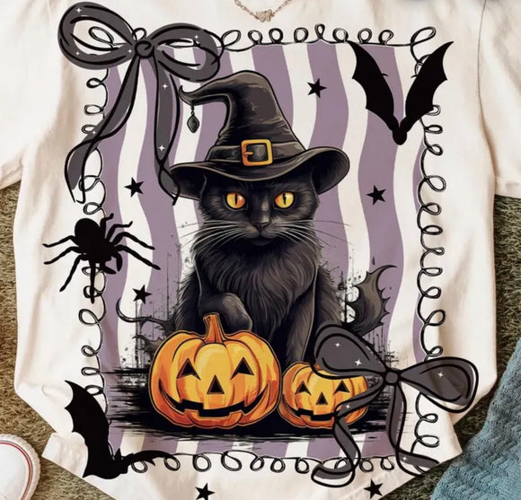 Black cat (must also add a shirt)
