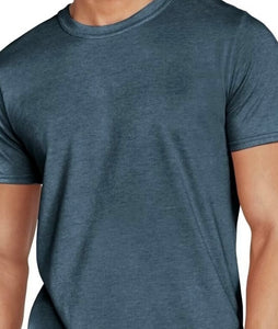 Heather navy short sleeve unisex tshirt