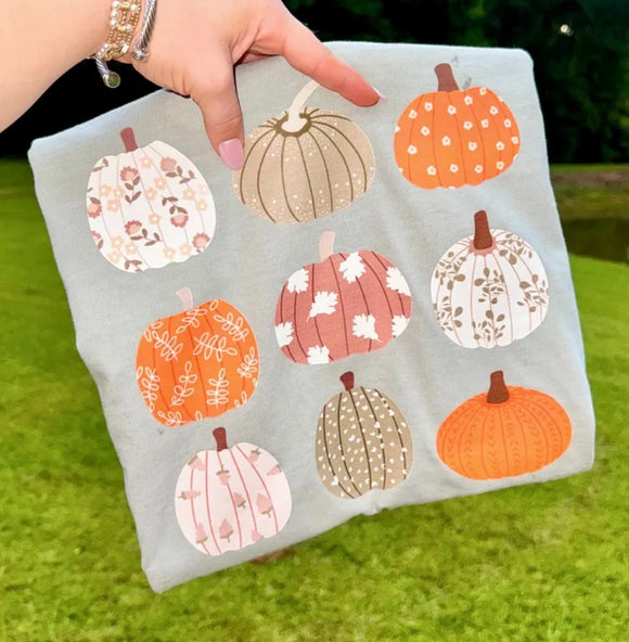 Boho pumpkins print for sale
