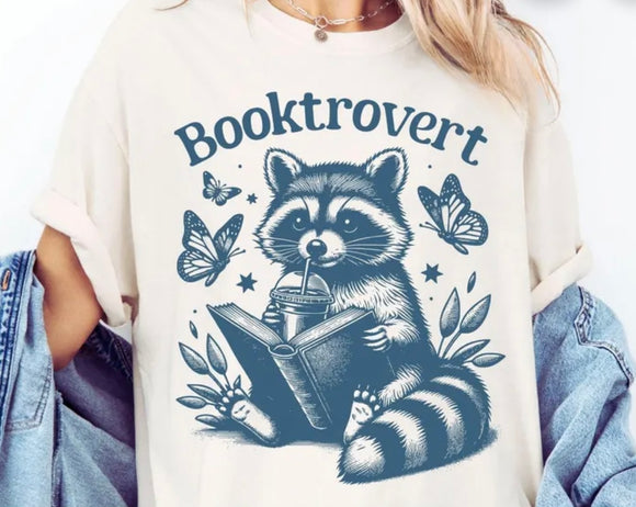 Booktrovert dtf print