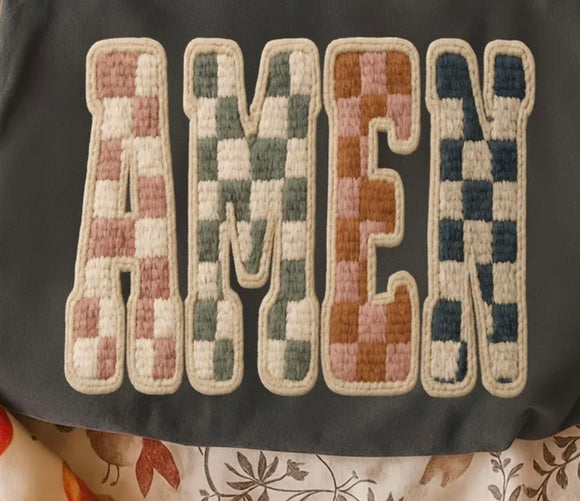 Amen checkered (must also add a shirt)