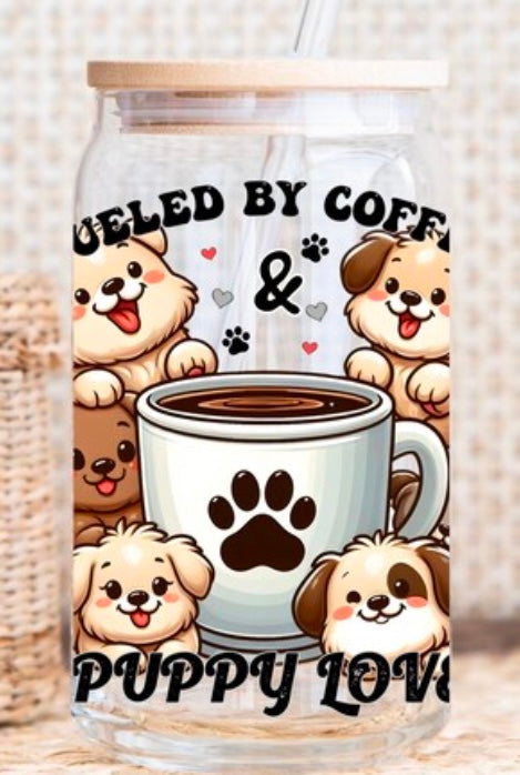 Coffee and puppy love wrap for sale