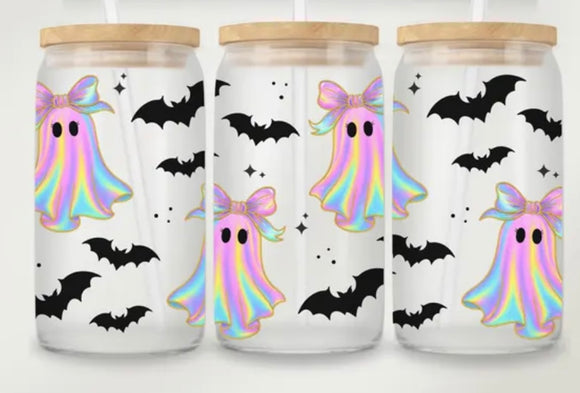 Ghosts and bats print for sale