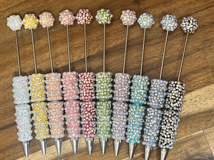 Beadable pearl pens