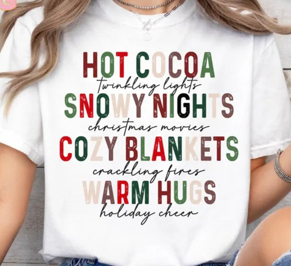 Christmas nights print for sale