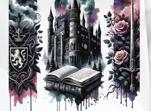 Fantasy book dtf print