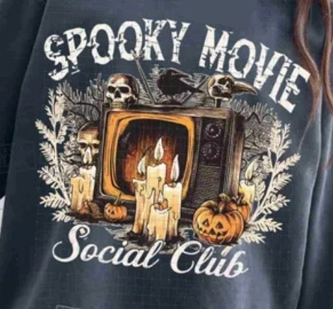 Spooky movie club print for sale