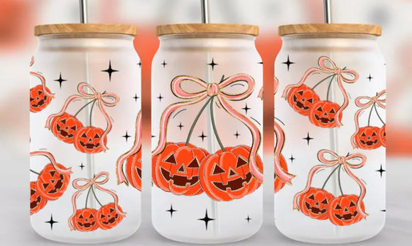 Cherry jack o lanterns (must also add a cup)