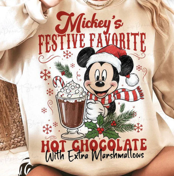 Mickeys hot chocolate print for sale