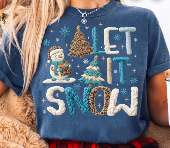 Let it snow print for sale