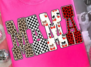 Mama checkered cherry (must also add a shirt)