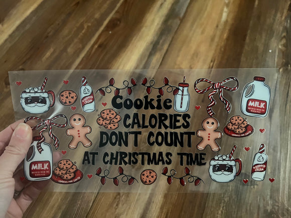 Cookie calories (must also add a cup)