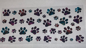 Paw prints wrap for sale (front and back)