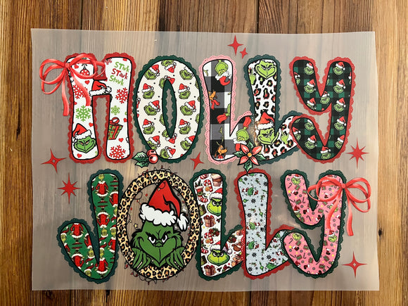 Holly jolly print for sale