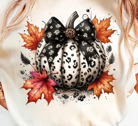 Leopard pumpkin (must also add a shirt)
