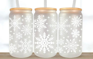 White snowflakes wrap for sale