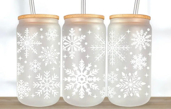 White snowflakes wrap for sale