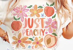 Just peachy print for sale