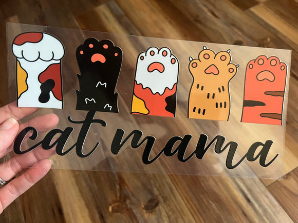 Cat mama wrapped cup