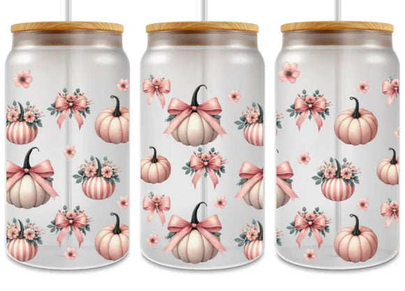 Pink pumpkins (must also add a cup)