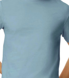 Stone blue short sleeve unisex tshirt
