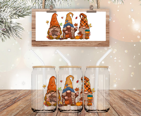 Fall gnomes decal (must also add a cup)