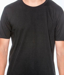 Black short sleeve unisex tshirt