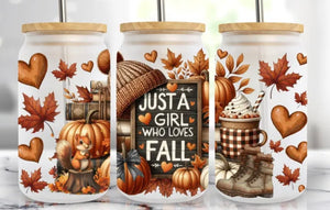 Just a girl who loves fall print for sale