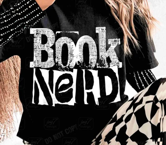 Book nerd dtf print