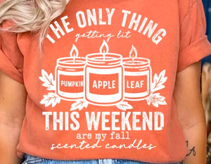 Scented candles (must also add a shirt)
