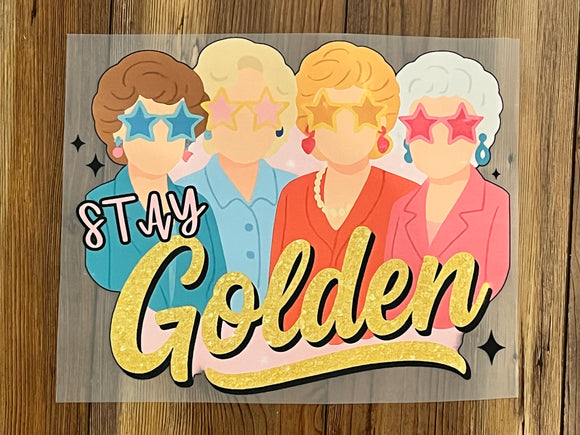 Stay golden print for sale