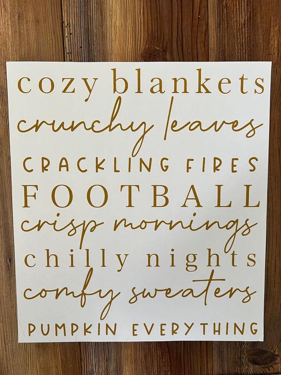 Fall musts (must also add a shirt)