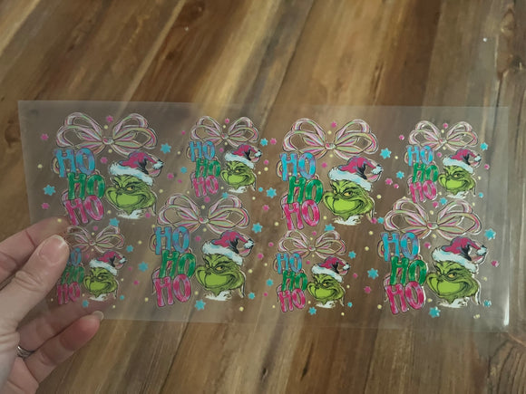 Green guy ho ho ho (must also add a cup)