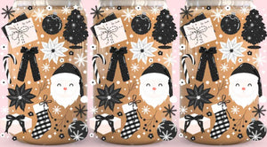 Black and white christmas wrap for sale