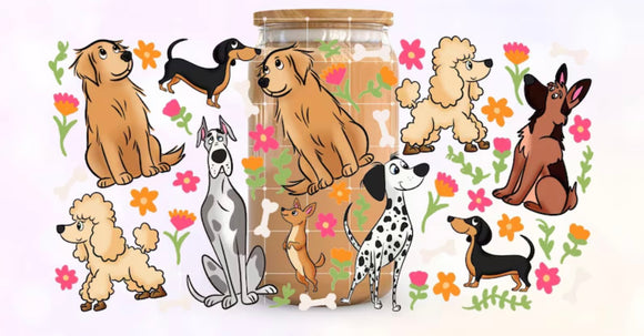 Dog collage (must also add a cup)