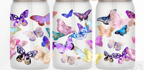 Colorful butterfly (must also add a cup)