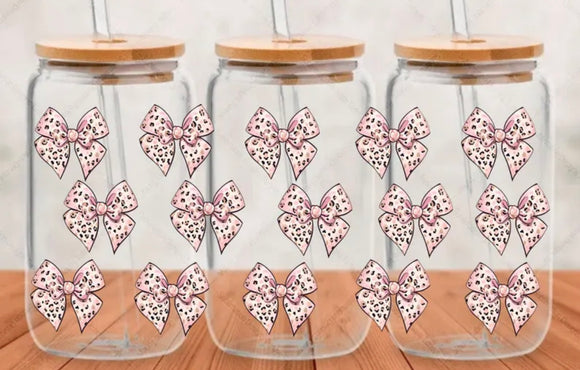 Leopard bows (must also add a cup)