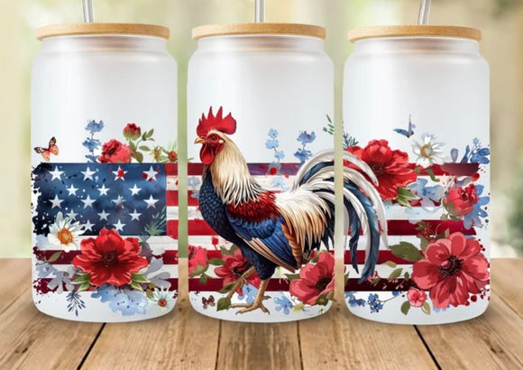 Patriotic rooster wrap for sale