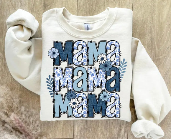 Blue mama print for sale