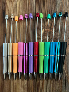 NEW solid color Beadable pens