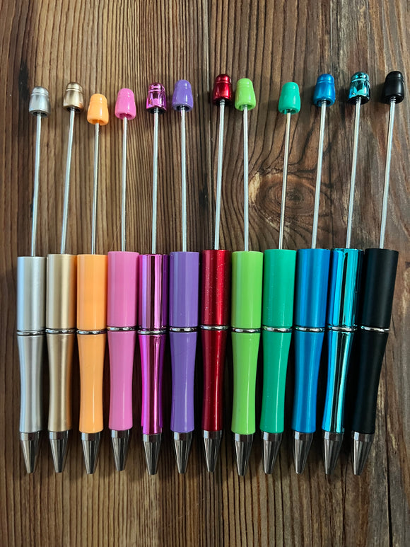 NEW solid color Beadable pens