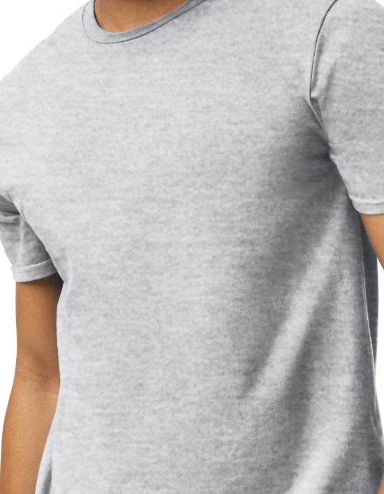 Sport grey shirt sleeve unisex tshirt