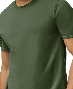Military green short sleeve unisex tshirt