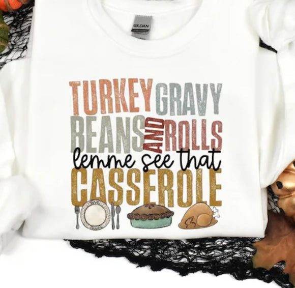 Casserole (must also add a shirt)