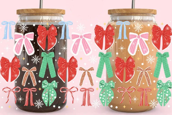 Christmas bows (must also add a cup)
