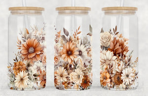 Neutral color flowers (must also add a cup)