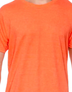 Heather Orange short sleeve unisex tshirt