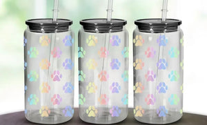 Pastel paw prints wrap for sale
