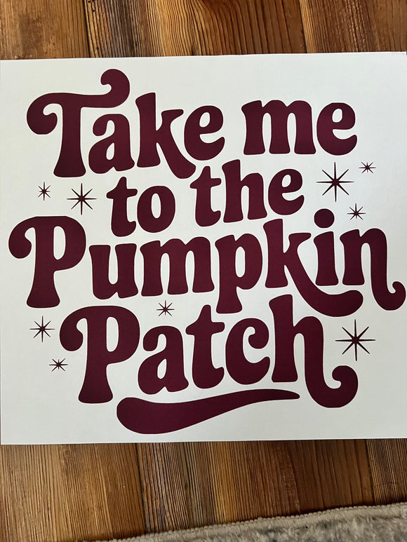 Pumpkin patch maroon (must also add a shirt)